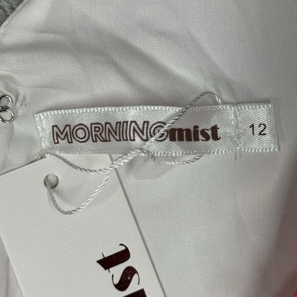 Morning Mist‎ Dress Womens 8 Pink Floral Flowers Mini Feminine Romantic Flirty - Picture 7 of 12